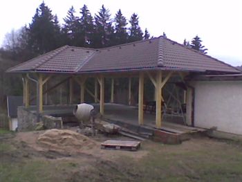 Dřevěná zahradní pergola Luka nad Jihlavou